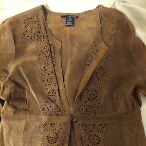 Willi Smith RARE Vintage Perforated Leather Jacket